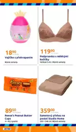 Action leták týden 36 Strana 20: Sametový přehoz na postel Studio Home €359,00, Podprsenka s měkkými košíčky €119,90