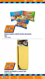 Action leták týden 36 Strana 23: Hadřík na leštění a sušení C&C €39,90, Balení malých sáčků Haribo Roulette-Mix €69,90