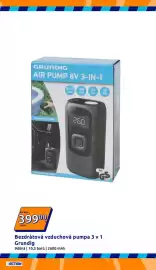 Action leták týden 36 Strana 6: Bezdrátová vzduchová pumpa 3 v 1 Grundig €399,00