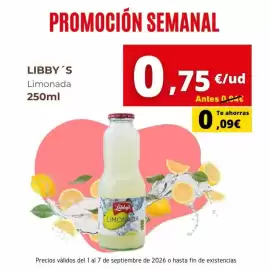 Folleto Supermercados Tu Alteza semana 36 Página 1: Libby's - the ahorras €0,75