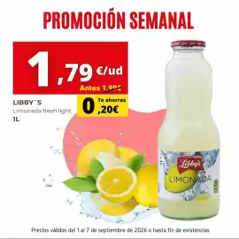Folleto Supermercados Tu Alteza semana 36 Página 3: Libby's - limonada fresh light €1,79