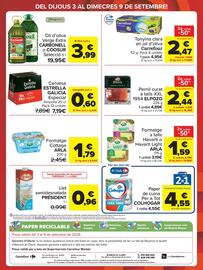Folleto Carrefour Market semana 36 Página 2: Estrella galicia - cervesa €7,19, Carbonell - oli d'oliva verge extra €19,95