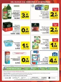 Folleto Carrefour Market semana 36 Página 2: Estrella galicia - cervesa €7,19, Carbonell - oli d'oliva verge extra €19,95