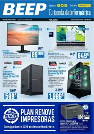 Catálogo Beep Página 1: Acer - aspire go 15 €649,00, Brother - impresora laser hl-l2400dwe brt2008 €109,90