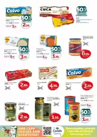 Catálogo Condis Página 13: Albo - tonyina clara en salsa picantona €2,79, Isabel - tonyina amb tomàquet €2,89