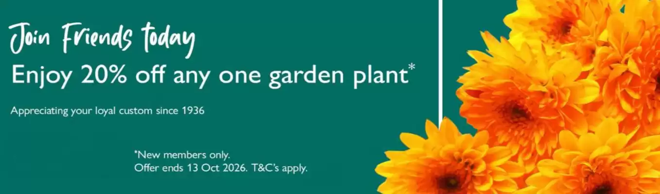 Squires Garden Centres leaflet (valid until 15-10)