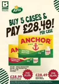 Bestway leaflet week 36 Page 15: Anchor salted butter €28,49