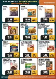 Bestway leaflet week 36 Page 17: La famiglia rana spicy sausage & mozzarella €1,89, Kershaws chicken dinner €1,95