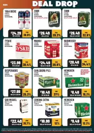 Bestway leaflet week 36 Page 2: Heineken cans €8,49, Desperados cans €27,99