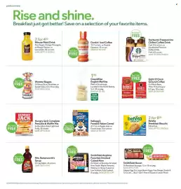 Publix weekly ad week 36 Page 2: Dunkin' Iced Coffee, Kellogg's Frosted Flakes Cereal