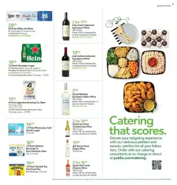 Publix weekly ad week 36 Page 3: Josh Cellars Cabernet Sauvignon Wine €13,99, Cloud Watcher Sauvignon Blanc Wine €7,99