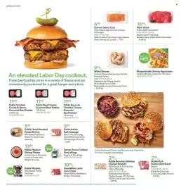 Publix weekly ad week 36 Page 4: Salmon Select Cuts €6,99, Publix flank steak €15,99