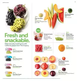 Publix weekly ad week 36 Page 6: Honeycrisp Apples €10,00, P White Seedless Grapes €2,49