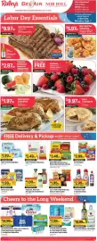 Raley's weekly ad week 36 Page 1: General Mills Large Size Cereal or Nature Valley Granola Bars or Biscuits €3,49