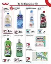 Volantino Coop Pagina 12: Detergente disinfettante per pavimenti Lysoform €2,05, Collutorio Listerine Total Care €4,40