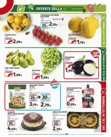 Volantino Coop Pagina 3: Pomodoro datterino fior fiore €2,19, Tiramisù linea senza peccato €4,49