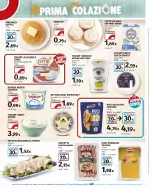 Volantino Coop Pagina 9: Formaggi Trentin Cheddar €1,98, Pancetta bacon handl €2,15