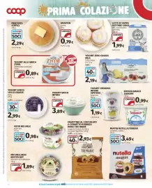 Volantino Coop Superstore Pagina 10: Fagottino al cioccolato Tre Marie €2,93, Latte di capra fattorie Girau €1,99