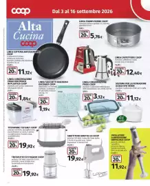 Volantino Coop Superstore Pagina 20: Linea conservazione frigo multipack in plastica Coop €1,84, Caffettiera 2 tazze €12,40