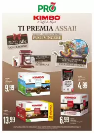 Volantino PRO7 Supermercati Pagina 31: Kimbo caffè decaffeinato €9,99, Kimbo caffè napoli compatibili dolce gusto €6,99