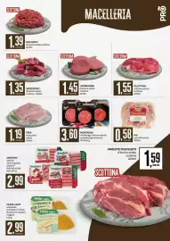 Volantino PRO7 Supermercati Pagina 8: Montagna maxiburger di bovino adulto €3,60, Hamburger di bovino adulto scottona €1,45