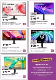 Folheto Radio Popular Página 2: Monitor led gaming lg ultrawide 34u511a-b €199,99, Monitor led gaming lg 25g523b-b €109,99