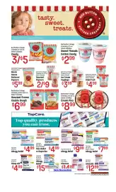 Maceys weekly ad week 36 Page 6: Top Care Pain Relief or Ibuprofen €4,99, Top Care Allergy Relief €4,99