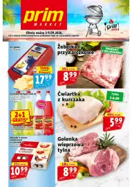 Prim Market gazetka tydzień 36 Strona 1: Oranżada Hellena €2,55, Ćwiartka z kurczaka €5,99