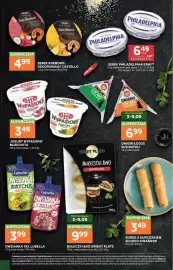 Stokrotka gazetka tydzień 36 Strona 32: Borek z Kurczakiem Słodko-Kwaśnym €3,49, Serek kremowy, dekorowany Castello €4,99