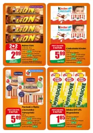 Dino gazetka tydzień 36 Strona 3: Parówki z fileta z kurczaka Tarczyński €5,49, Czekolada Kinder €5,99