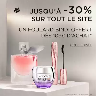 Lancôme (valable jusqu'au 21-09)