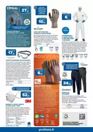 Catalogue Prolians page 2: SHOWA GANT ANTICOUPEUR DURACOIL ALPHA AC800 €10,90, Tyvek COMBINAISON À USAGE COURT €6,90