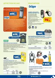 Catalogue Prolians page 7: MSA DÉTECTEUR MULTIGAZ ALTAIR 4XR €619,90, PARAT Appareil d'évacuation respiratoire 3200 €79,90