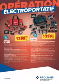 Catalogue Prolians page 1: Milwaukee LOT DE 8 OUTILS ÉLECTROPORTATIFS 18 V M18 FPP8H-504B MY36 €1.299,00