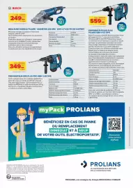 Catalogue Prolians page 12: BOSCH PERFORATEUR SDS PLUS FILIAIRE GBH 4-32 DFR €559,00
