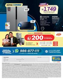 Catálogo El Gallo Más Gallo Página 8: Vivenzia side by side + Telstar microondas €1.749,00