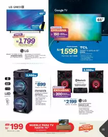Catálogo El Gallo Más Gallo Página 6: Aiwa torre de sonido awpoc10 €899,00, LG QNED AI 65" €1.799,00