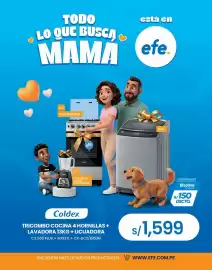 Catálogo Tiendas EFE Página 1: Coldex tricombo cocina 4 hornillas + lavadora 13kg + licuadora €1.599,00