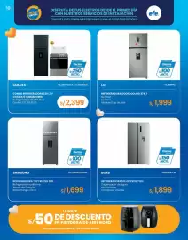 Catálogo Tiendas EFE Página 10: Coldex refrigeradora 338 lt y cocina 5 quemadores €2.399,00