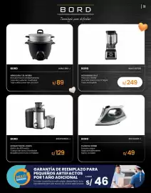 Catálogo Tiendas EFE Página 11: Bord arrocera 1.5l negra €89,00, Bord licuadora 1.9 lt €249,00
