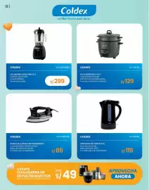 Catálogo Tiendas EFE Página 12: Coldex licuadora ultra pro 2 lt €299,00, Coldex olla arrocera 1.8 lt €129,00