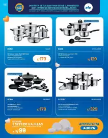 Catálogo Tiendas EFE Página 16: Bord set de ollas agatha 8 pzs €129,00, Coldex set de ollas romana 10 pz €329,00