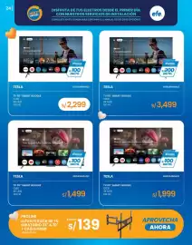 Catálogo Tiendas EFE Página 24: Tesla tv 65 smart google qled 4k uhd 144 hz €1.999,00