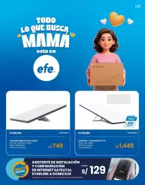 Catálogo Tiendas EFE Página 29: Starlink starlink mini kit dual band €749,00, Starlink standard kit v4 €1.449,00