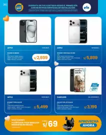 Catálogo Tiendas EFE Página 30: Apple iphone 17 pro silver €5.499,00, Apple iphone 17 pro max silver €5.899,00