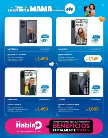 Catálogo Tiendas EFE Página 31: Samsung galaxy a36 5g €1.499,00, Motorola moto edge 60 fusion azul €1.499,00