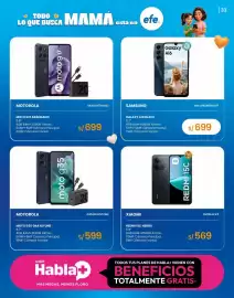 Catálogo Tiendas EFE Página 33: Motorola moto g17 arándano €699,00, Samsung galaxy a16 black €699,00