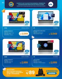 Catálogo Tiendas EFE Página 40: Asus laptop vivobook 15 €3.099,00, Hp laptop ryzen 7 €2.699,00