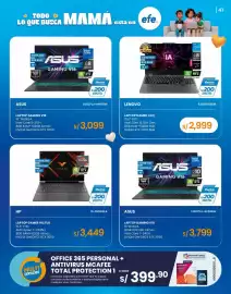 Catálogo Tiendas EFE Página 41: Hp laptop gamer victus 15.6 fhd €3.449,00, Asus laptop gaming v16 €3.799,00