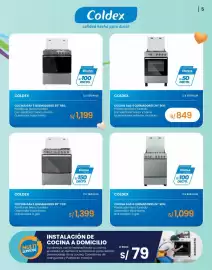Catálogo Tiendas EFE Página 5: Coldex cocina gas 5 quemadores 30 reg €1.199,00
